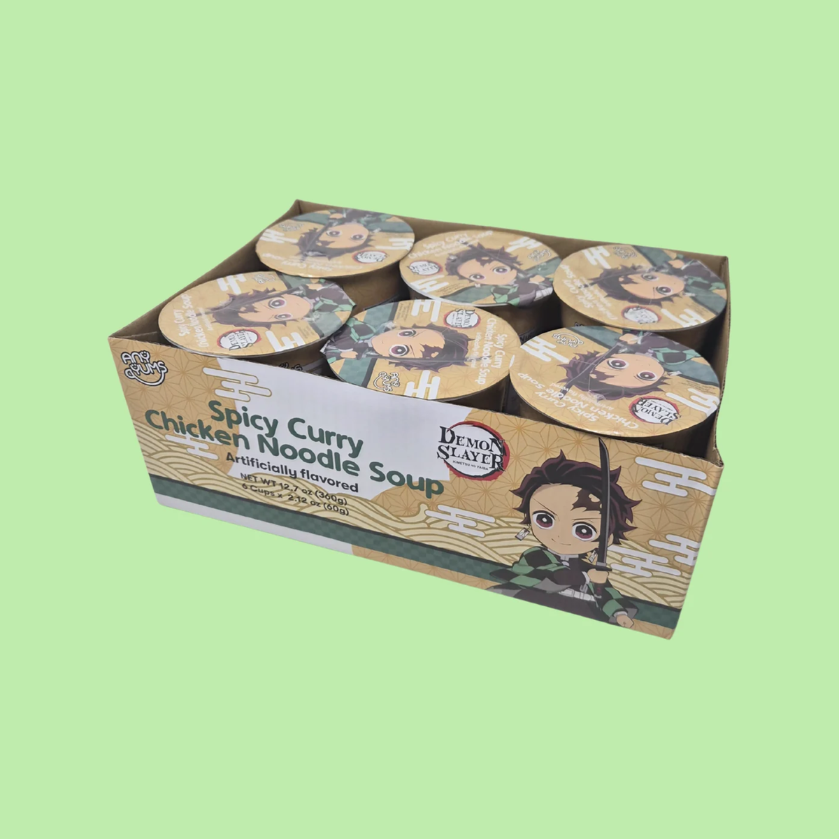 Demon Slayer Spicy Curry Chicken Noodle Soup 60g