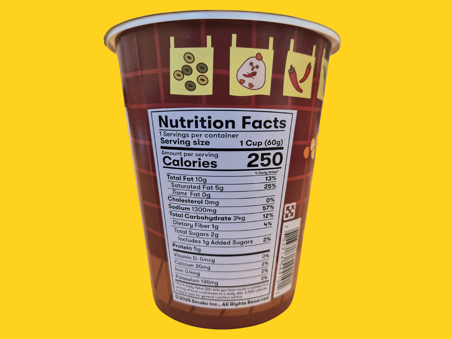 Smoko Spicy Curry Chicken Noodle Soup 60g