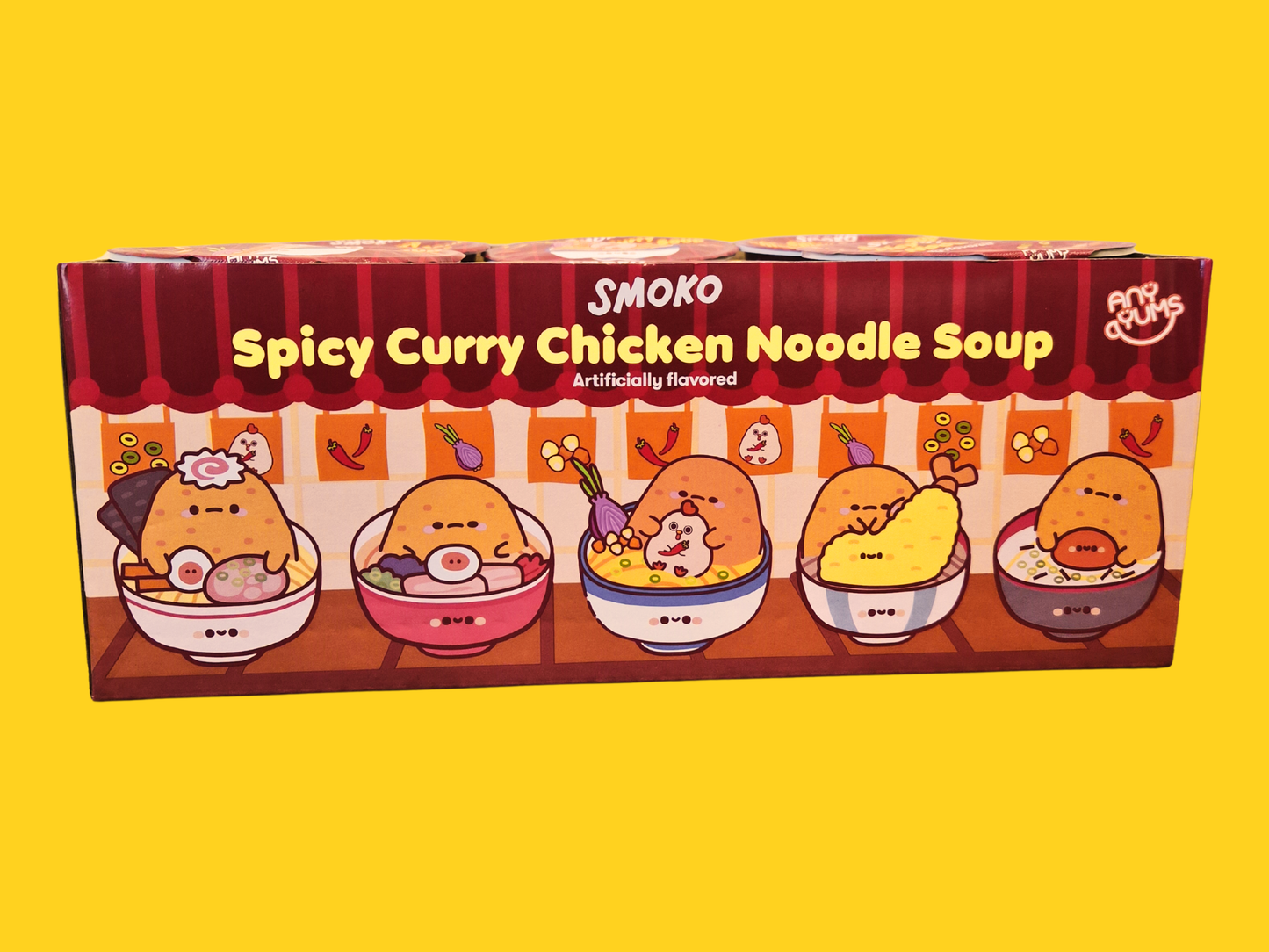 Smoko Spicy Curry Chicken Noodle Soup 60g