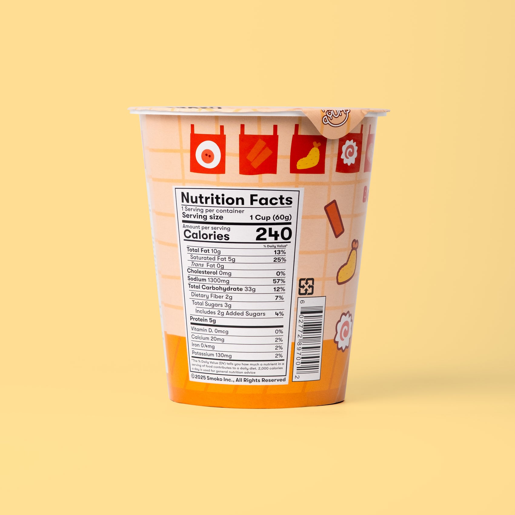 Smoko Spicy Beef Noodle Soup 60g