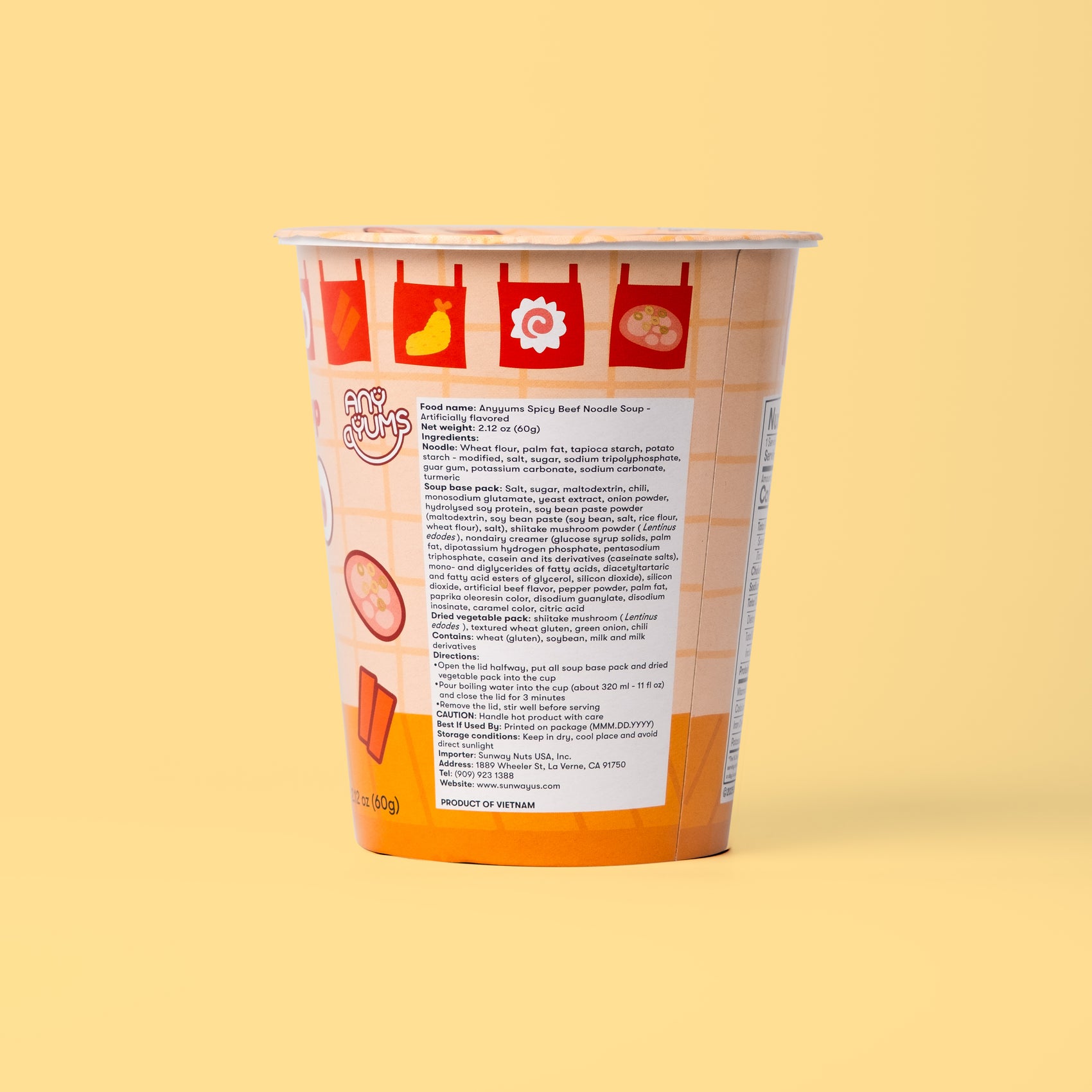 Smoko Spicy Beef Noodle Soup 60g