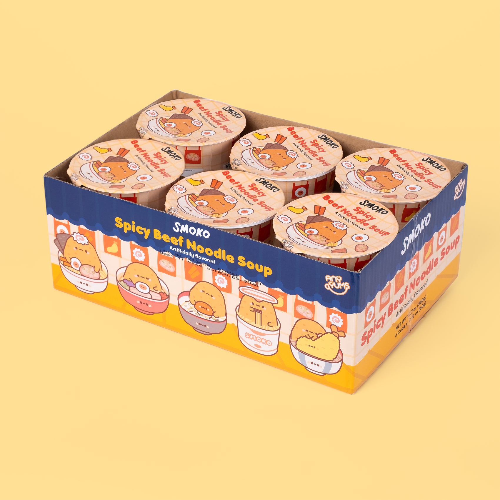 Smoko Spicy Beef Noodle Soup 60g
