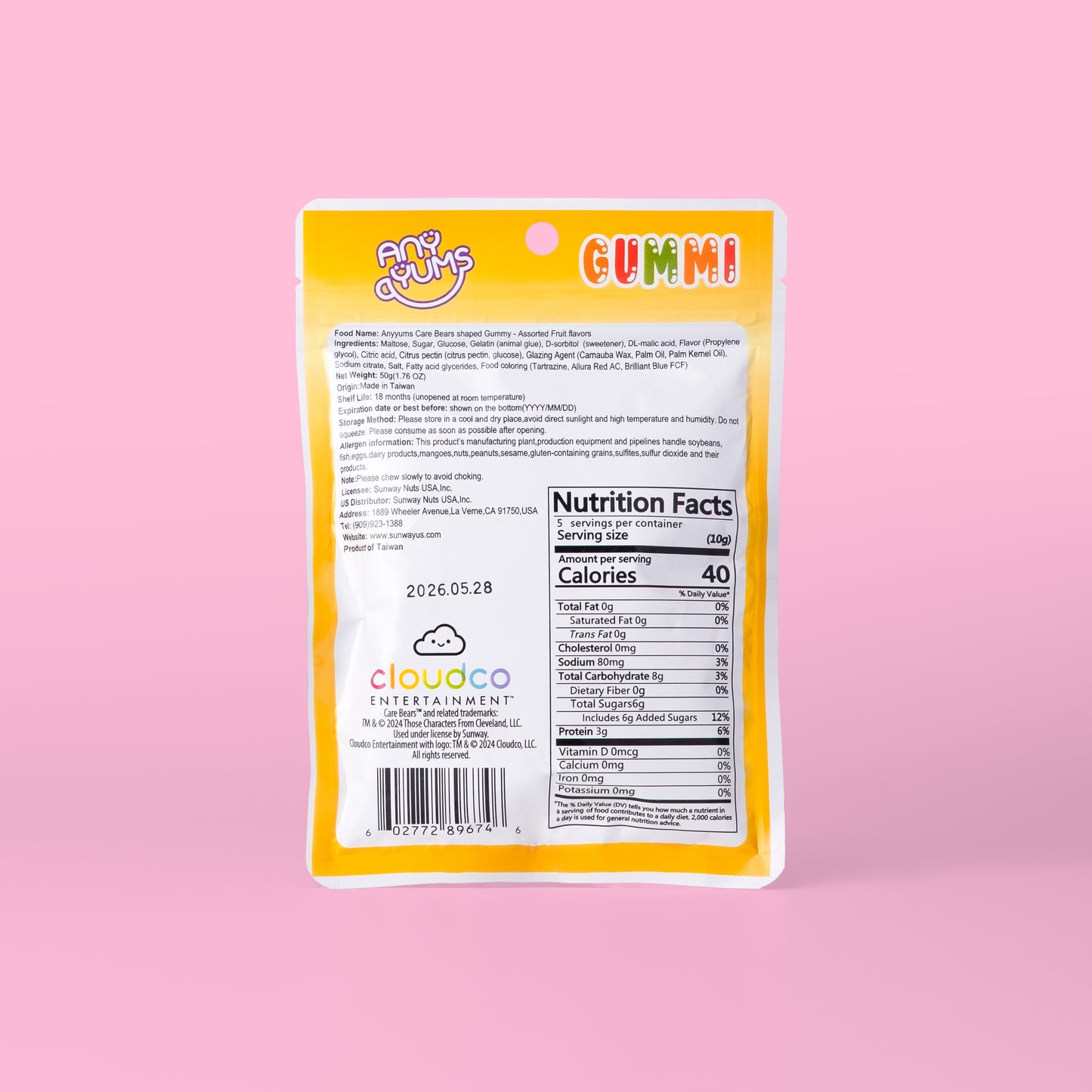 Care Bears Shaped Gummies 50g