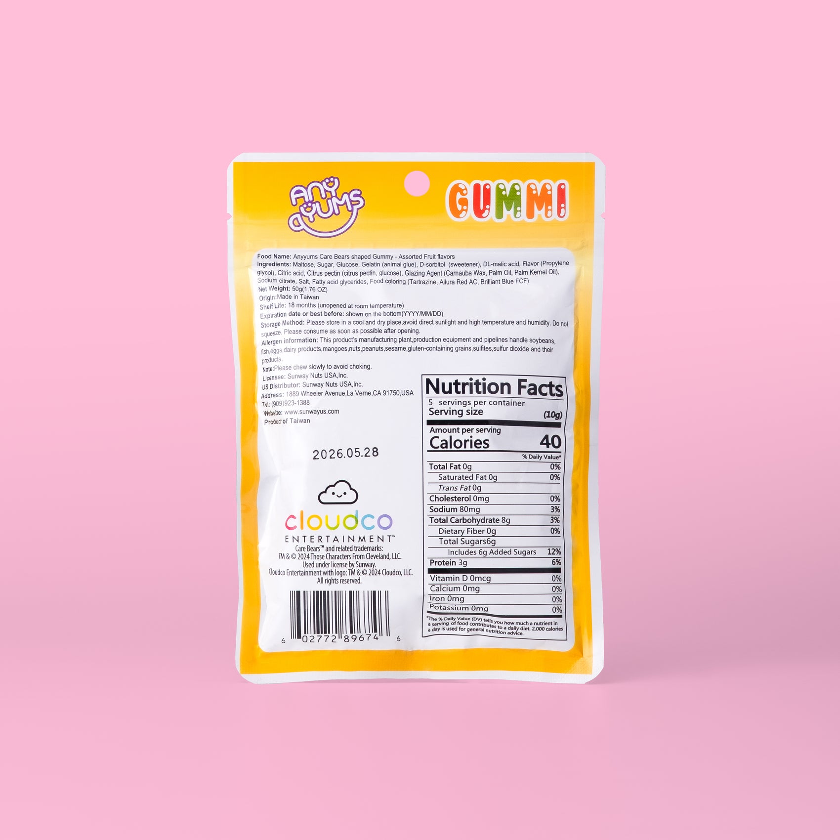Care Bears Shaped Gummies 50g