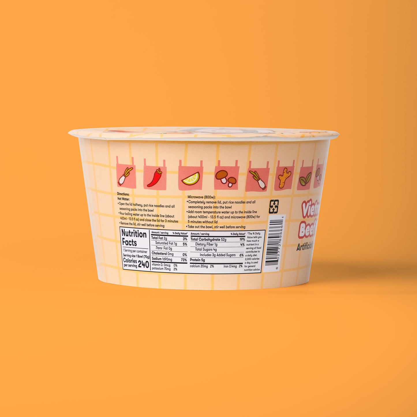 Smoko Vietnamese Beef Pho Soup 70g