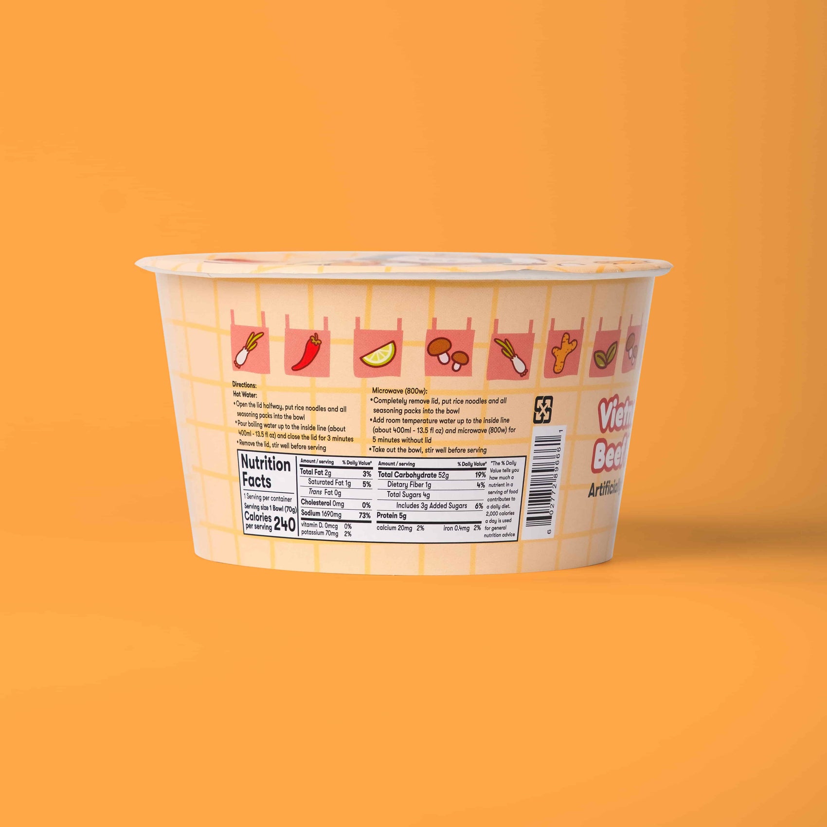 Smoko Vietnamese Beef Pho Soup 70g